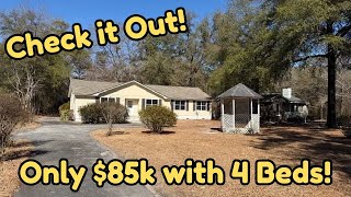 Home for $85k with 4 Bedrooms!