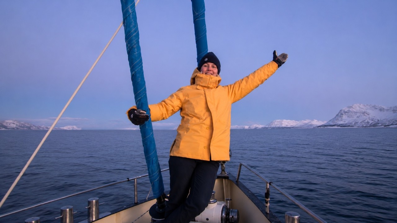 ⁣Sailing with ORCAS and NORTHERN LIGTS in Norway
