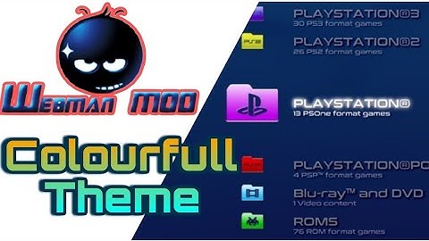 Webman MOD New Colourfull Theme For PS3 CFW & HEN Jailbreak+Download#ps3