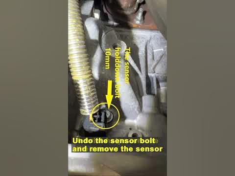 30 second how to: Changing crank sensor on 2006-2012 Nissan Sentra #