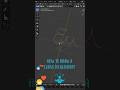Draw Perfect Curves in Blender in under 30 Seconds🔥 #tutorial #blender #viral #shorts