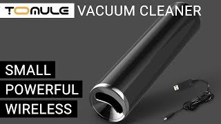 Tomule D20005 Wireless Vacuum Cleaner! Small & Powerful