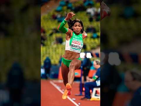 Patrícia Mamona 🔥 Triple Jump Women Athlete 🔥 #shorts