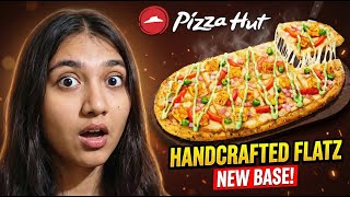 NEW Pizza Hut "Crafted Flatzz" Pizza 🍕 | New Base Worth It or Not? (Honest Review)