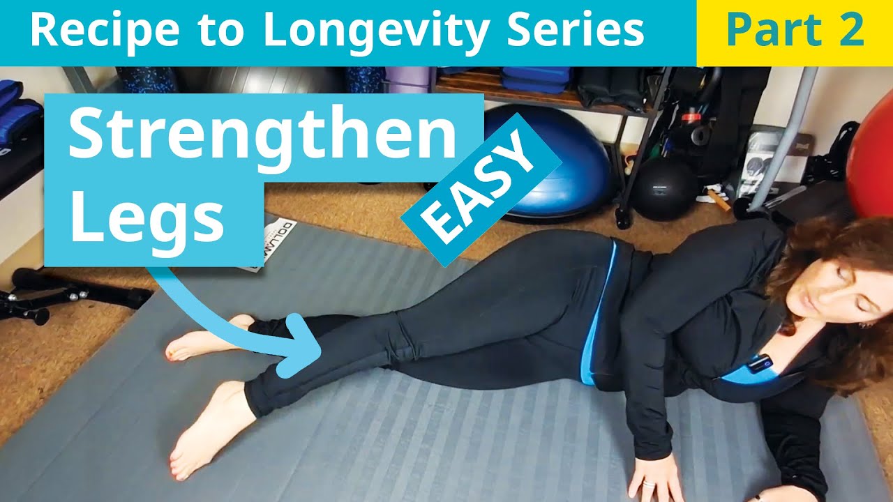 7 BEST Leg Exercises to Strengthen Glutes - Recipe To Longevity Pt 2 (Guided Exercise)