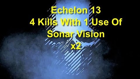 Ghost Recon Breakpoint : Echelon Rank 13 : Get 4 Kills With 1 Use Of Sonar Vision x2