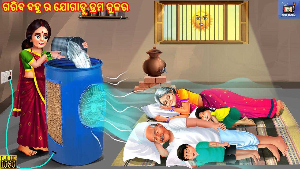 Gariba bahu ra jogadu drum cooler | ଗରିବ ବହୁ ର ଯୋଗାଡ଼ୁ ଡ୍ରମ କୁଳର | Odia Stories | Odia Story | Odia