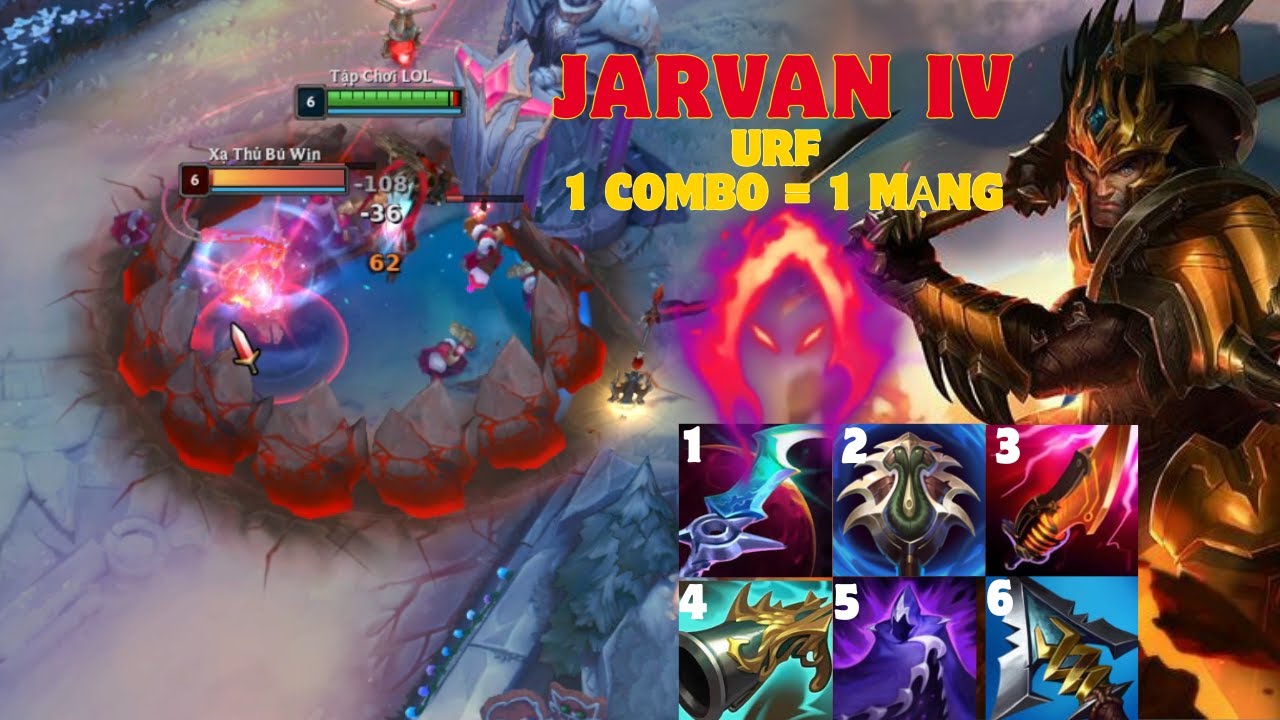 🔥 Jarvan IV URF 2025 – 1 Combo 1 Mạng | Sức Mạnh Hoàng Đế Trong URF! 🔥