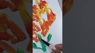 Satisfying floral notepad drawing process ✨ #art #satisfying #shorts