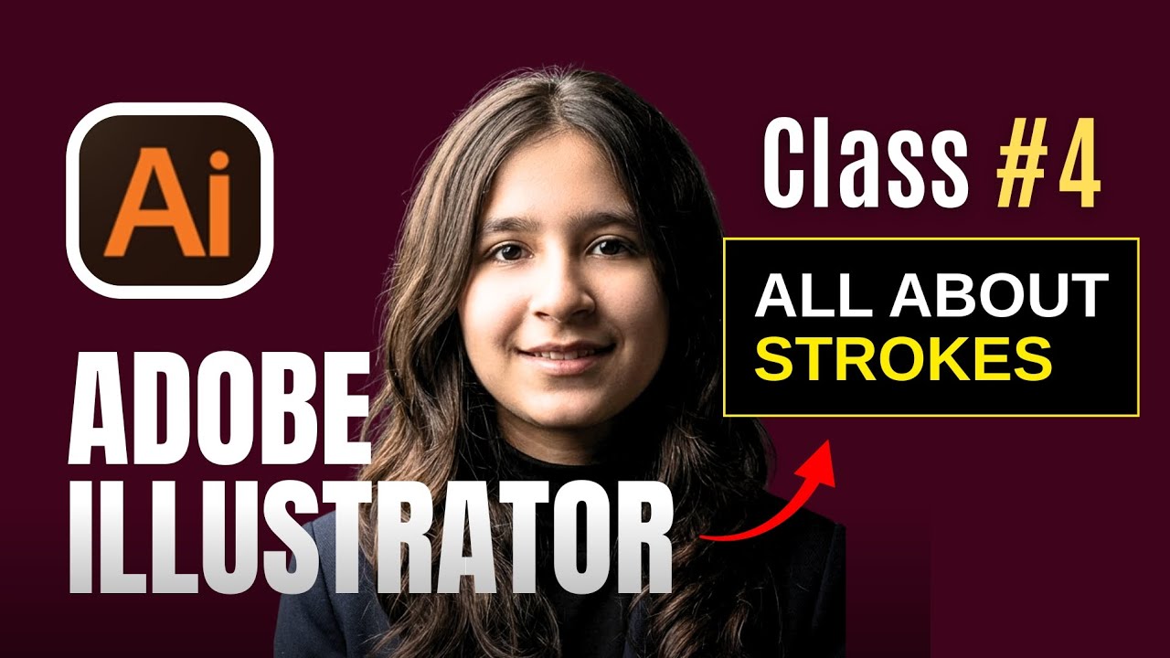 All About Strokes in Adobe Illustrator | Class #4 – Beginner Tutorial ...