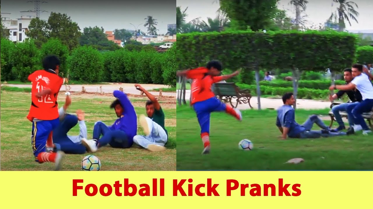 Football Kick Pranks in the Public EPIC Reactions YouTube