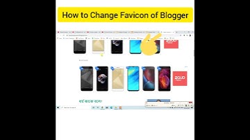How to Change Logo(Favicon) in Blogger - 1 Minute Tech #shorts