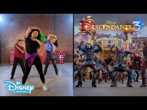 Descendants 3 | 'Good To Be Bad' Dance Tutorial 🎶💥 | Disney Channel UK