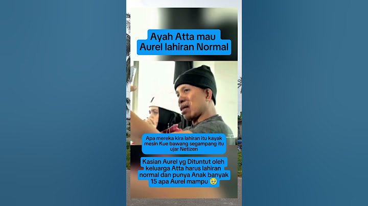 Permintaan Ayah Atta kpd Aurel harus Lahiran Normal #attahalilintar #short #viralvideo
