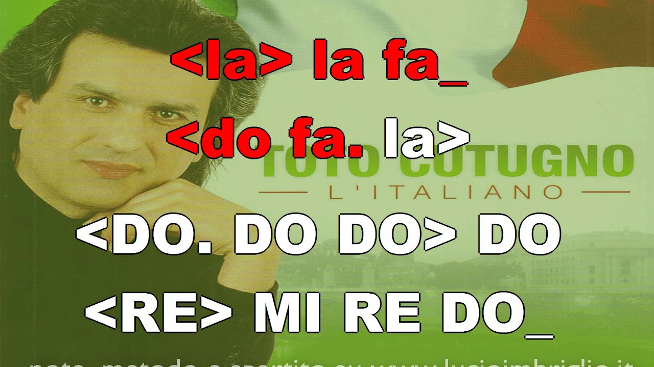 L'Italiano - karaoke notazionale