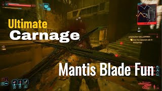 Mantis Blade Brutal Combat - Cyberpunk 2077 2.0 - Phantom Liberty | Build included. Very Hard