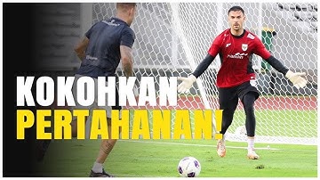 Latihan Intens! Kiper Timnas Indonesia Bersiap Hadapi Bahrain
