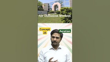 Concept-25 | Aeration | Environmental Engineering By Dushyant Sir