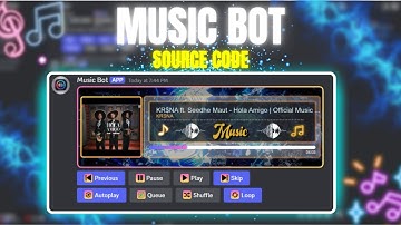 Ready to launch Advanced Discord Music Bot Source Code!