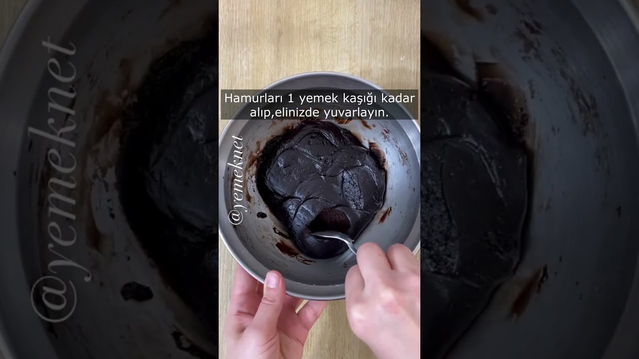 KAKAOLU KURABİYE (Brownie Tadında Nefis Bir Çatlak Kurabiye)