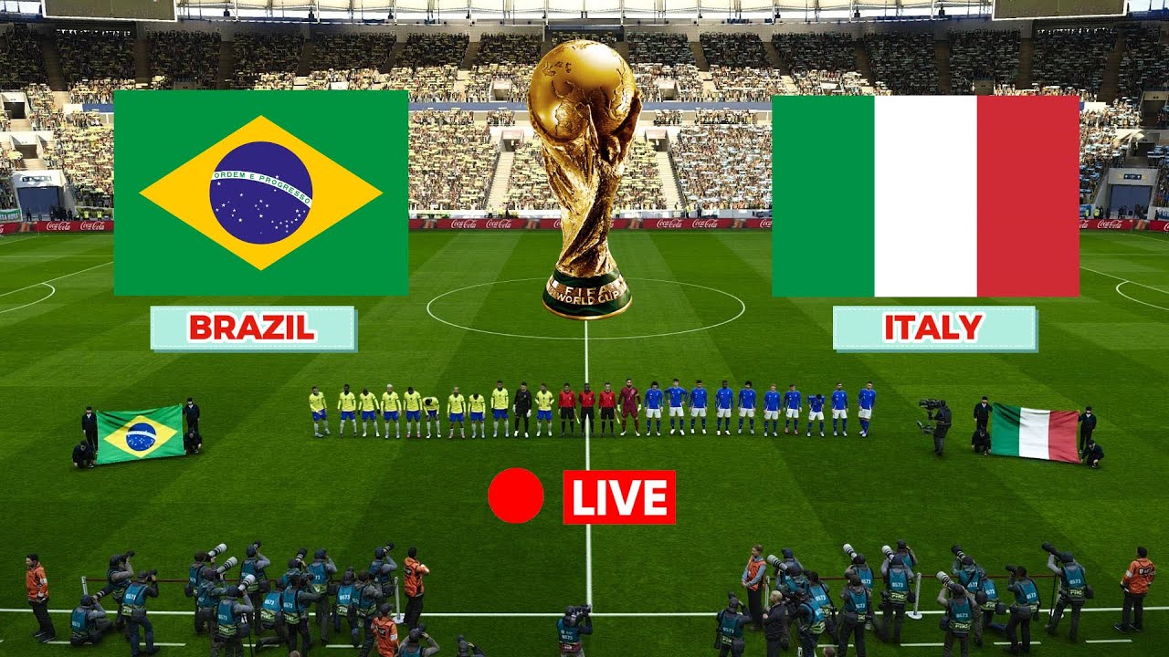 Brazil vs Italy | FIFA World Cup 2026 Final | Full Match all goals | Vinicius vs Barella 
