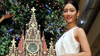 菜々緒、“世界最大級”のジオラマツリーに点灯！「OMOTESANDO HILLS CHRISTMAS 2014 with Moet ＆ Chandon」表参道ヒルズイルミネーション