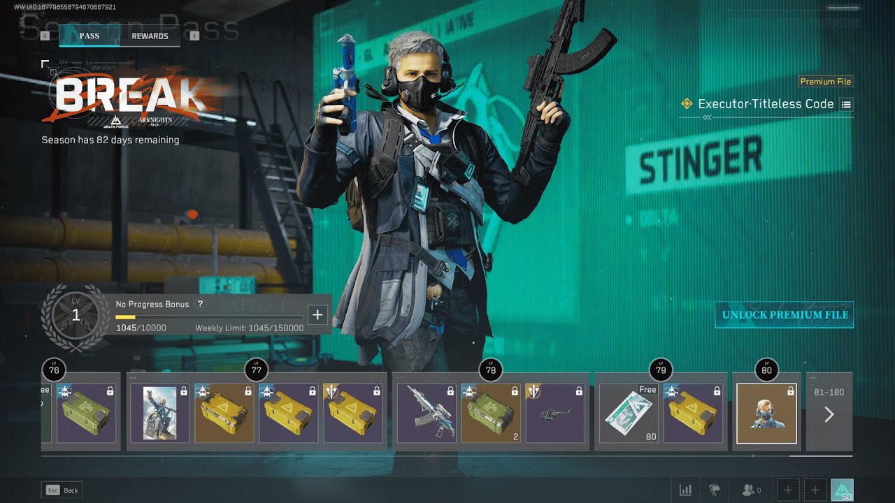 Delta Force- Season 5 Battle Pass All Rewards