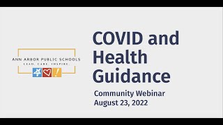 AAPS 2022 Fall COVID and Health Guidance Information Session