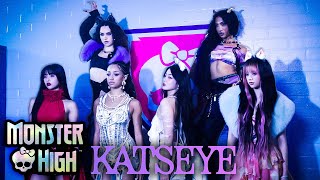 On the set of the KATSEYE "Fright Song" music video! | Monster High