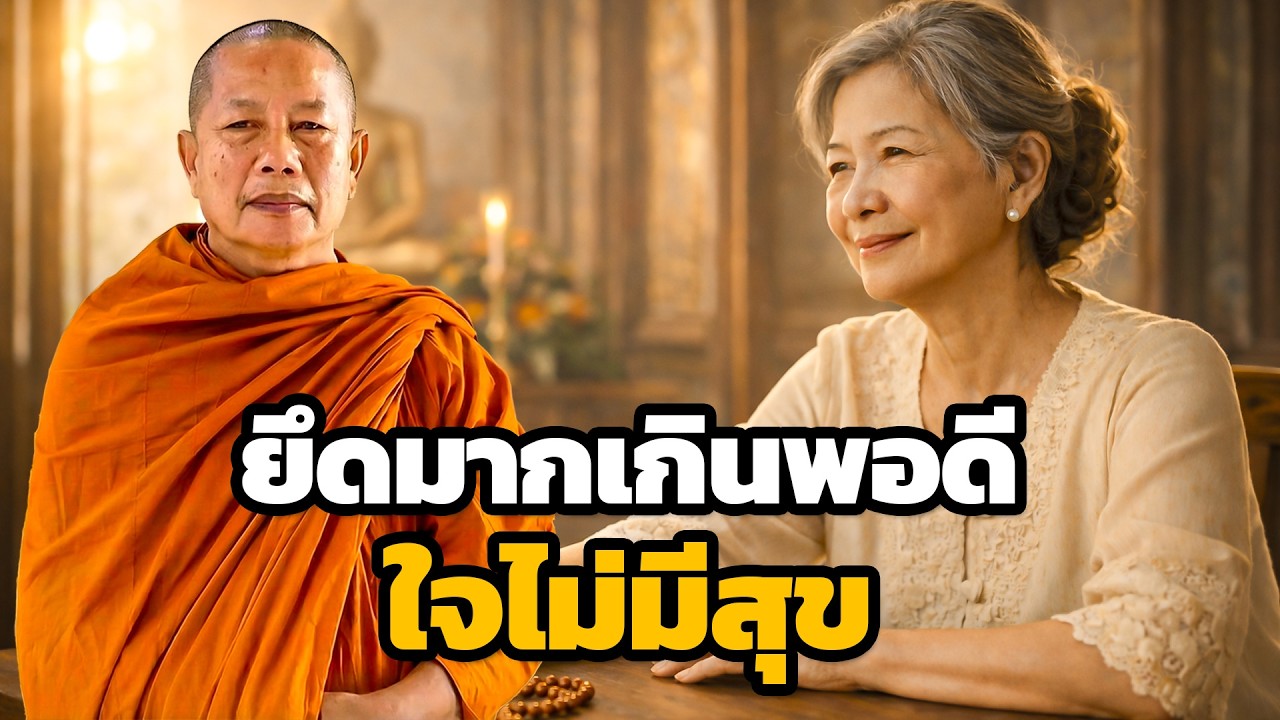 ยึดติดมากไป..ไม่ปล่อยวางก็ทำร้ายตัวเอง ธรรมะคลายทุกข์ พระมหาบุญช่วย ปัญญาวชิโร