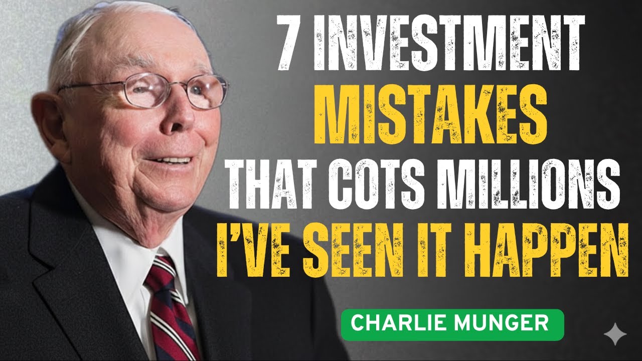 Charlie Munger: I've Watched People Lose Millions – These 7 Investing Mistakes Destroyed Them