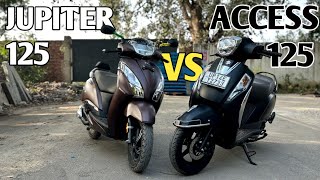 New TVS Jupiter 125 vs Suzuki Access 125 | जाने आपके लिए कोन सही? | PoweronTorque