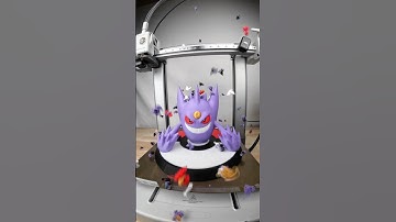 Huge Mega Gengar, 3D Printed in the Lab! #3dprinting #timelapse