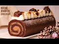 ❅ Recette de Bûche de Noël Roulée Marron Chocolat ❅