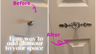 Easy way to glam up your space #2: upgrade your knobs!