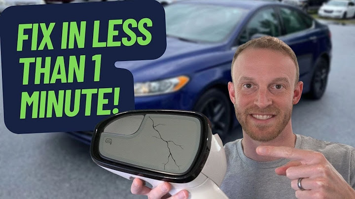 2022 ford fusion passenger side mirror glass replacement