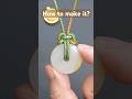 How to make it?#shorts #shortsfeed #diy #craft #diycrafts #handmade #howto #pendant #fashion #knot