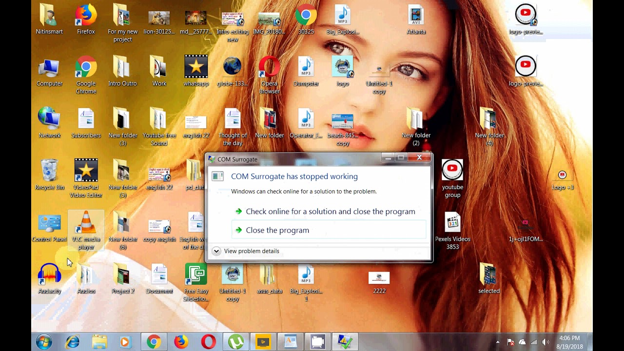 Com surrogate has stopped working 100% fix Windows