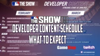 Developer content schedule for mlb the show 19!! thank you watching,
if enjoyed video leave a like and subscribe!! twitter ➠
https://twitter.com/...