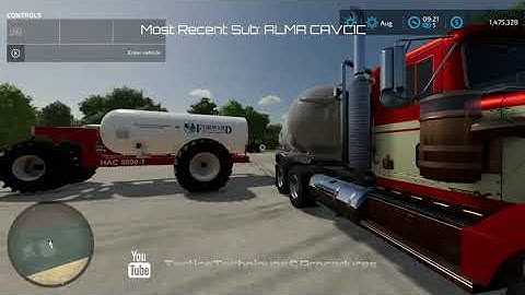 FS22  (PC) -  How to offload Anhydrous from MC331 to Forward Ag Caddy