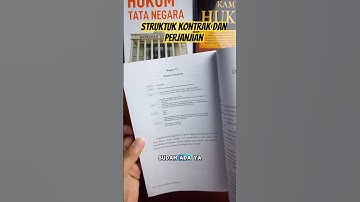 Struktur kontrak dan perjanjian #belajarhukum #rekomendasibuku