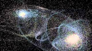 Andromedos ir Paukščių Tako galaktikų susidūrimas