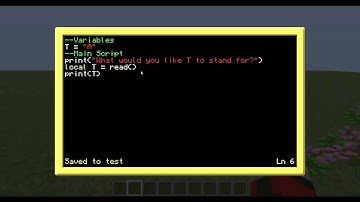 Speck Does ComputerCraft, Part 3: Variables & If Statements