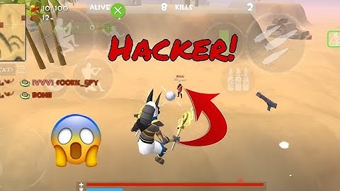 Rocket Royale - Hacker Runs Away From Anoobis! 😂 (Anoobis Vs Hacker)