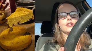 Vlogmas Day 22 ~ Running Errands & Making a Low-Carb Pumpkin Cheesecake!