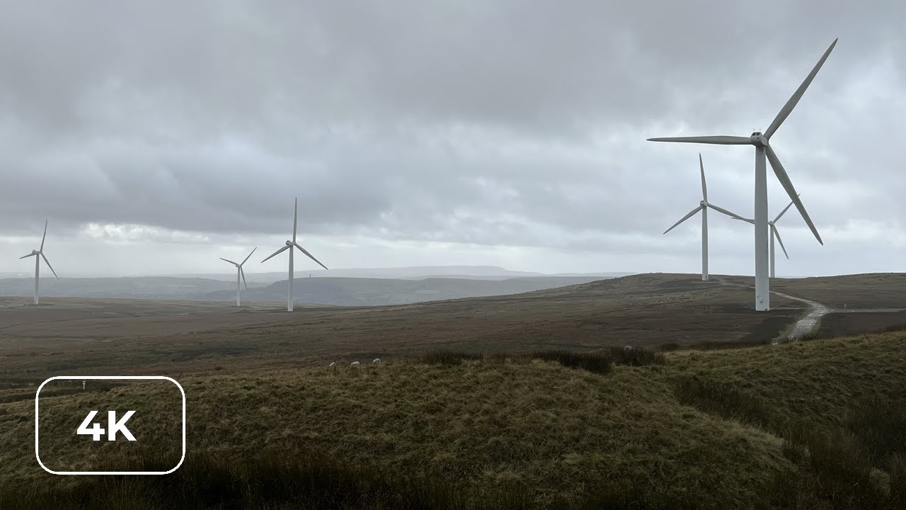 Silent Rainy Walk in Edenfield | Greater Manchester UK | 4K Nature Sounds