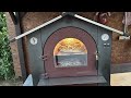 PIZZA COTTA SUL PIANO REFRATTARIO CON IL FORNO A LEGNA A COTTURA INDIRETTA GEMIGNANI