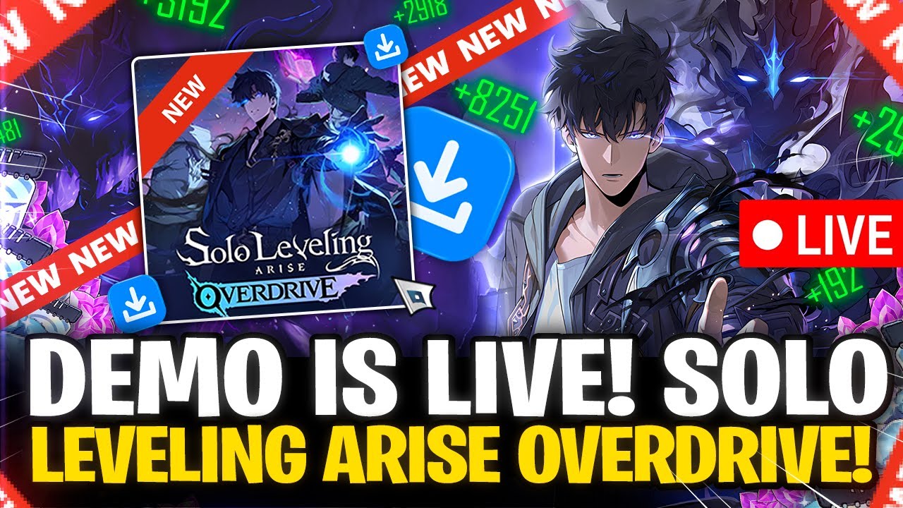 🔴 LIVE: DEMO FOR SOLO LEVELING ARISE OVERDRIVE IS HERE! | Solo Leveling: Arise Overdrive