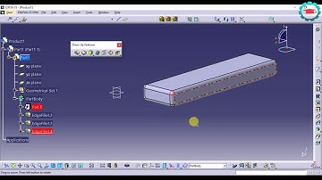 44. Basic Edge fillet - CATIA Part design