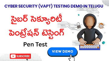 Cyber Security VAPT Testing Demo 13th Aug25 @8AM in Telugu Vlr training 9059868766